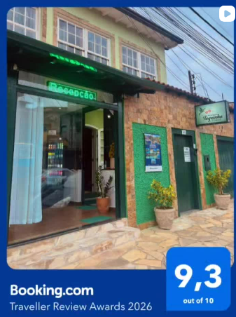Pousada Taquinha - Booking.com Traveller Review Awards 2026 Nota 9.3